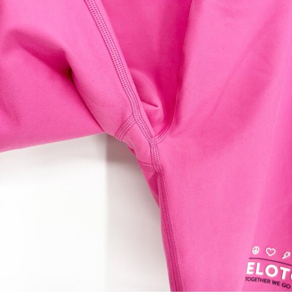 Peloton Caden Crosswaist Bike Shorts M Pink - Picture 6 of 8